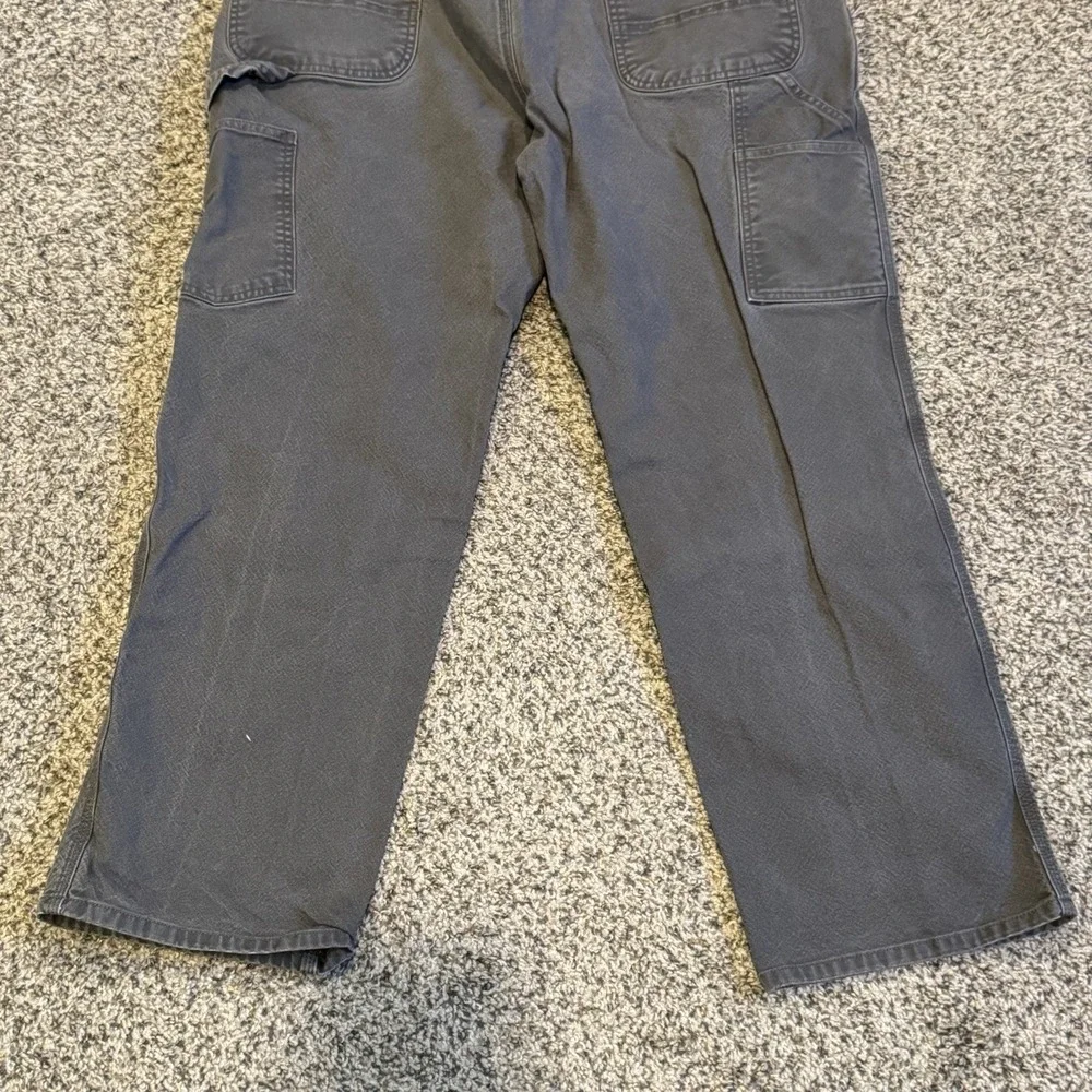 Carhartt Rugged Flex Relaxed Fit Duck Utility Gray Work Pants Men's 40x30